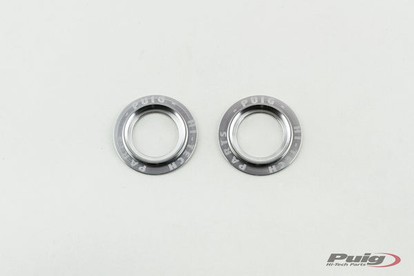 KIT RINGS ANODIZED FRONT FORK PROTECTOR C/SILVER