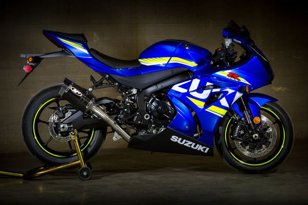 Full System Titanium Midpipe Tech 1 Carbon — Suzuki 2017-2026 GSXR1000