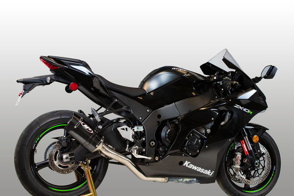 Titanium Half System with Tech 1 Carbon Fiber — Kawasaki 2021-2026 ZX10R