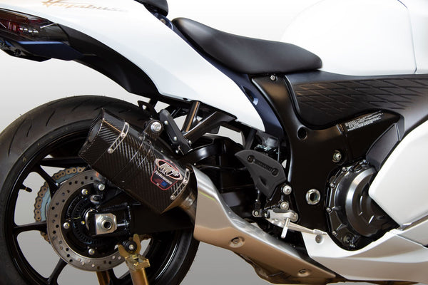 Dual Carbon Tech 1 Slip Ons — Suzuki 2021-2026 Hayabusa