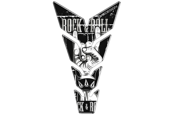 TANK PAD SKULL SKULL ROCK&ROLL C/BLACK