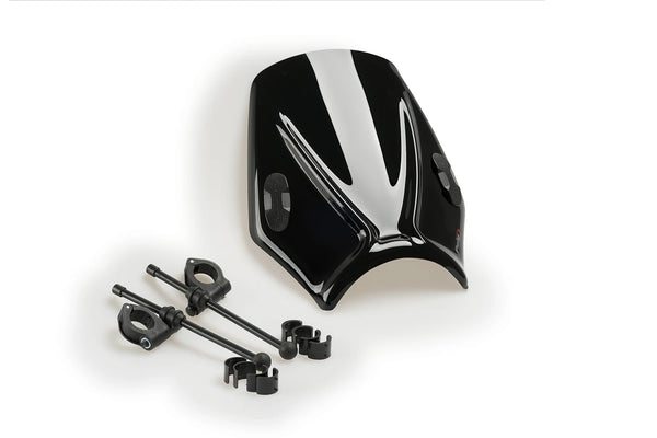 WINDSHIELD MOD. MITO UNIVERSAL C/BLACK