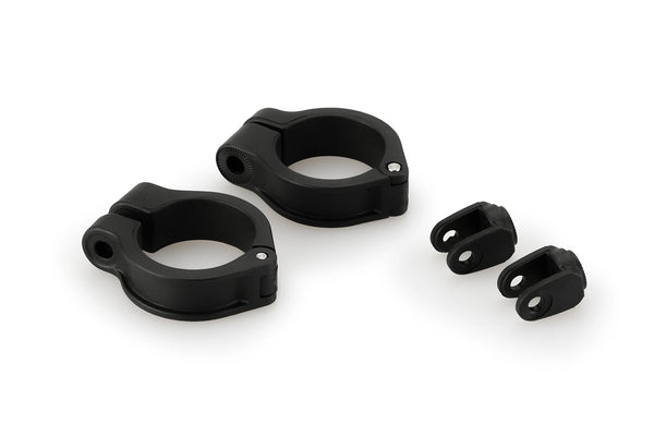 PAIR OF CLAMPS 39MM C/BLACK