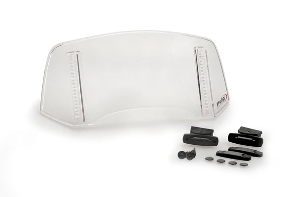 MULTI ADJUSTABLE VISOR 2.0 FIXED WITH SCREWS C/CLE — Clear