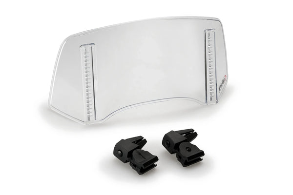 MULTI ADJUSTABLE VISOR 2.0 CLIP-ON 300X130 C/CLEAR