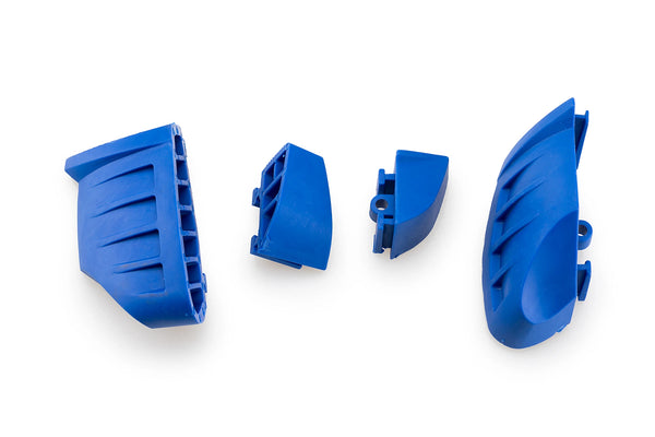 RUBBER ENDS BY PAIR FR.SLIDERS PRO 2.0. C/BLUE