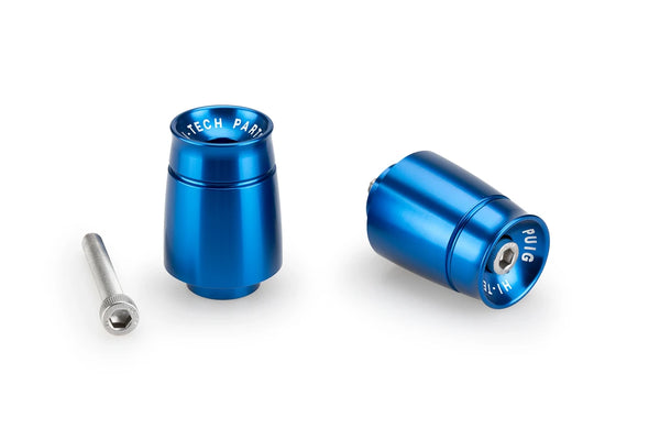 BAR END ALUMINUM MOD.SPORT YAMAHA C/BLUE