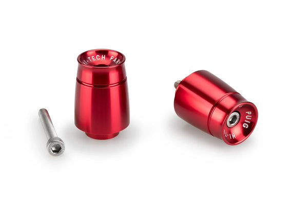 BAR END ALUMINUM MOD.SPORT YAMAHA C/RED