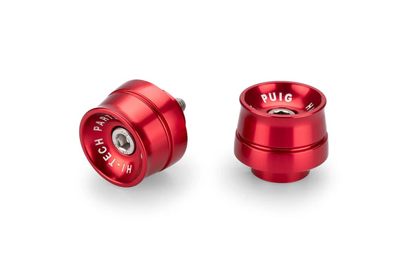 BAR END ALUMINUM MOD.SPEED YAMAHA C/RED