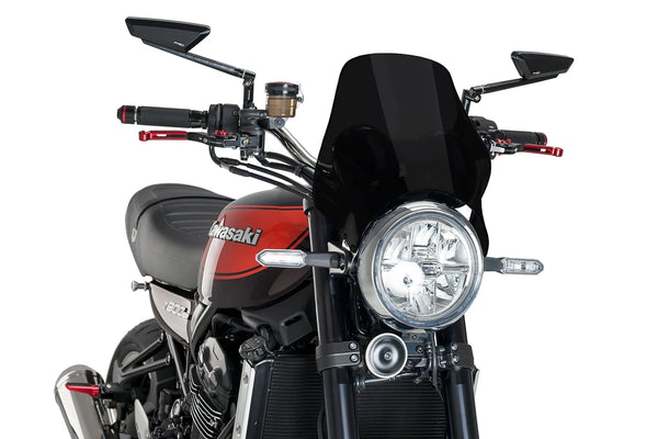 WINDSHIELD MOD. NAKED KAWASAKI Z900RS 18'- C/DARK — Dark Smoke
