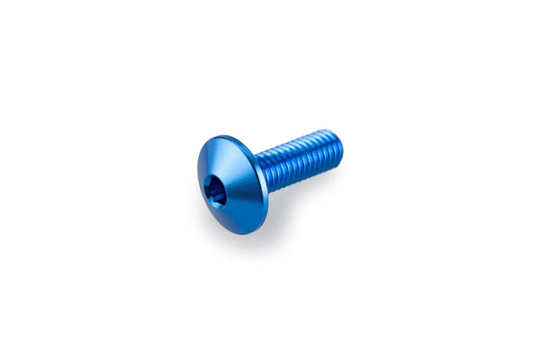 KIT 6 SCREWS M5X15 DIAM. HEAD 11,8MM C/BLUE