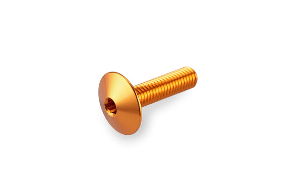 KIT 6 SCREWS M6X20 DIAM. HEAD 13,9MM C/GOLD