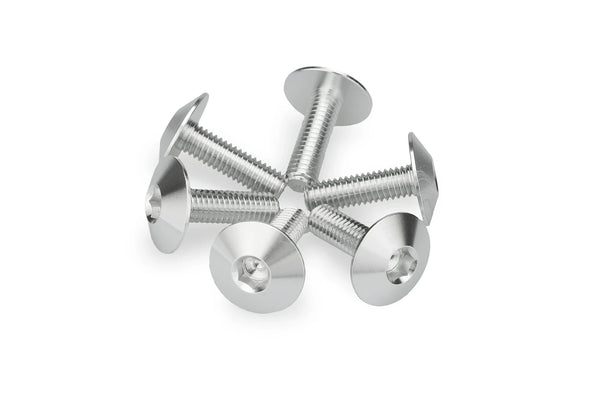 KIT 6 SCREWS M6X20 DIAM. HEAD 16,8MM C/SILVER