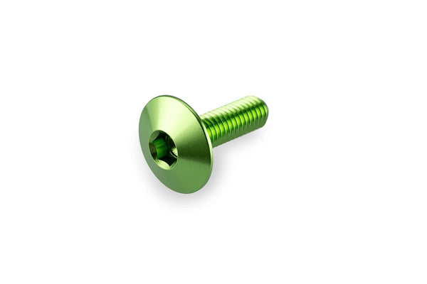 KIT 6 SCREWS M6X20 DIAM. HEAD 16,8MM C/GREEN