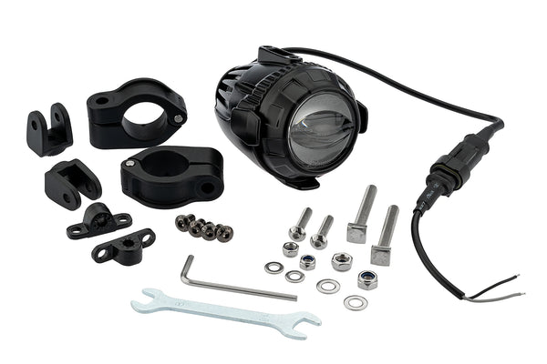 HOMOLOGATED AUXILIARY LIGHT 21786N SPARES C/BLACK