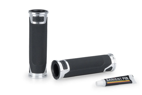 GRIPS BY PAIR PUIG HI-TECH REVVING 119MM C/SILVER