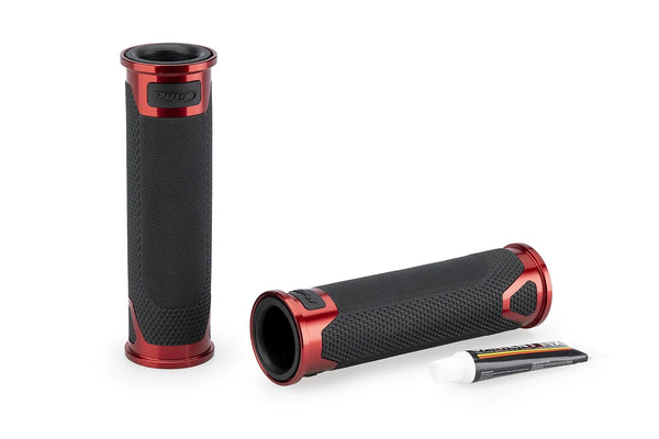GRIPS BY PAIR PUIG HI-TECH REVVING 119MM C/RED
