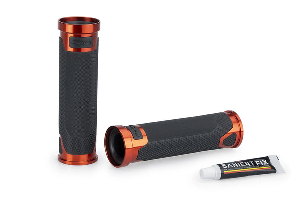 GRIPS BY PAIR PUIG HI-TECH REVVING 119MM C/ORANGE