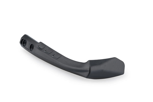 RIGTH SIDE PROTECTOR BRAKE LEVER RAW ENDING C/BLAC — Black