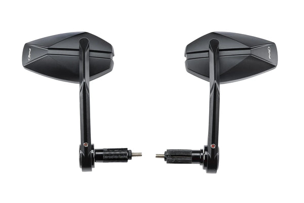 HANDLEBAR END MIRROR MP25 L/DER./IZDO. C/BLACK