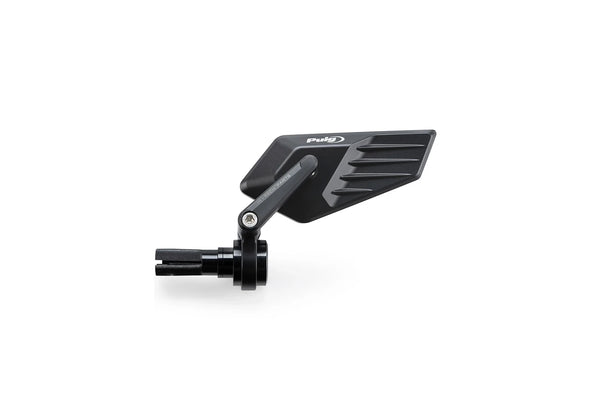 BLADED BAR-END MIRROR LEFT SIDE C/BLACK