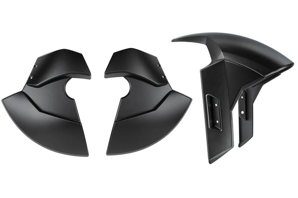 BRAKE COOLER #4 + FRONT FENDER #3 C/BLACK — Matt black