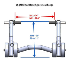 25-01052 Adjustable Rear Pad Stand