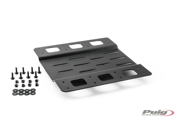 METALLIC PLATE FOR TOP CASE 2328/3108 C/BLACK