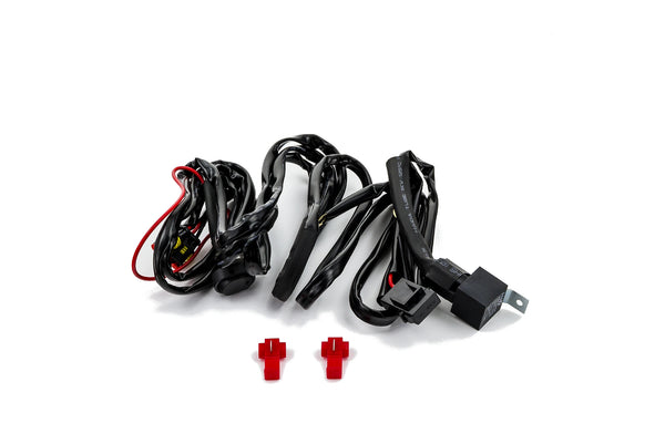 WIRED KIT + SWITCH AUX. HEADLIGHTS C/BLACK