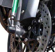 45-0147F Kawasaki ZX10R, H2, 2005-12 ZX6 Front Axle Sliders
