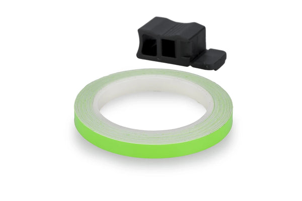 RIM STRIP 6 METERS+APLICATOR C/GREEN FLUORESCENT