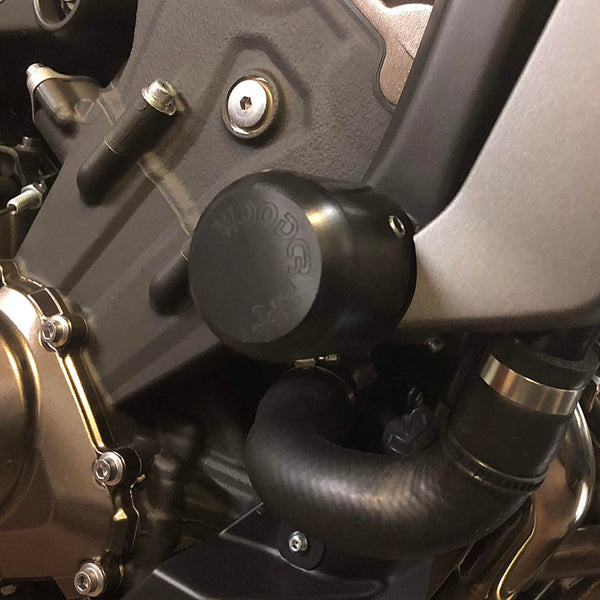50-0419 Yamaha FZ09, FJ09, XSR900, Tracer, MT09 Frame Slider Kit w/ Pucks