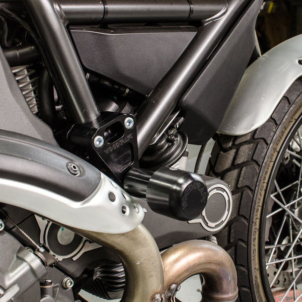 50-0615 Ducati Scrambler Frame Slider Kit (Includes 50-1399 Pucks)