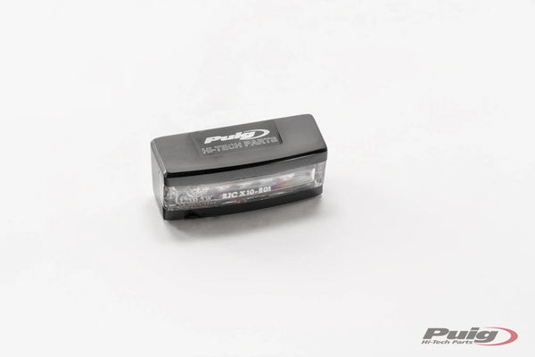 LICENSE LIGHT ALLUMINUM C/BLACK