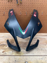09-14 OEM APRILIA RSV4 R FRONT UPPER NOSE FAIRING COWL SHROUD PLASTIC