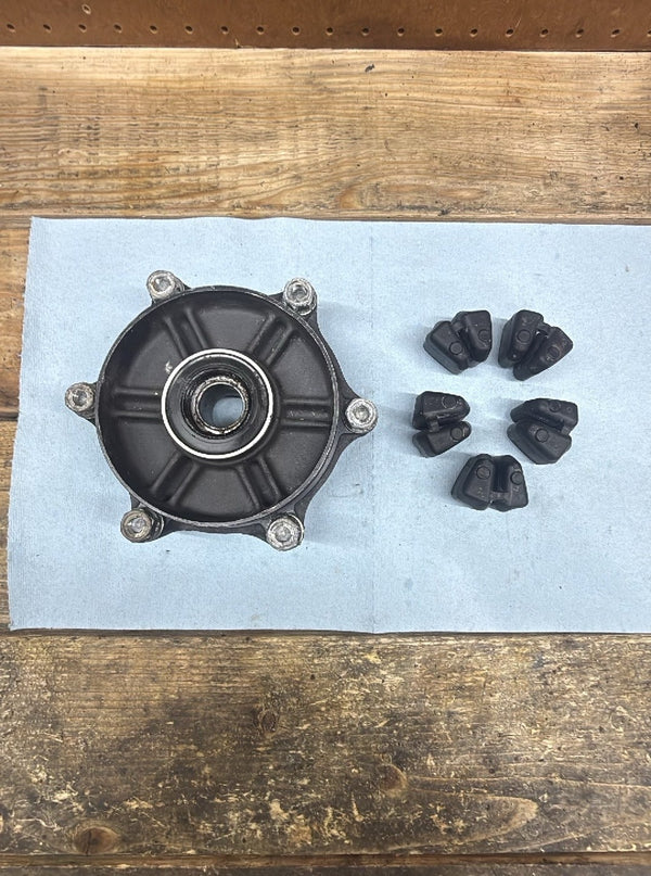 2008-2016 OEM HONDA CBR1000RR - REAR WHEEL SPROCKET HUB CUSH DRIVE AND RUBBER SP
