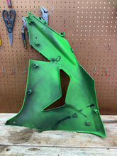 2006.2007 KAWASAKI NINJA ZX10R OEM LEFT MID UPPER SIDE FAIRING COWL PLASTIC