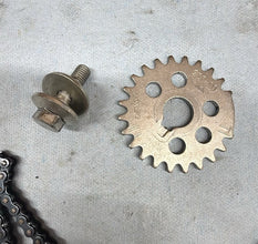 2008-2013 OEM YAMAHA YZF R6 - OIL PUMP GEAR AND CHAIN/BOLT