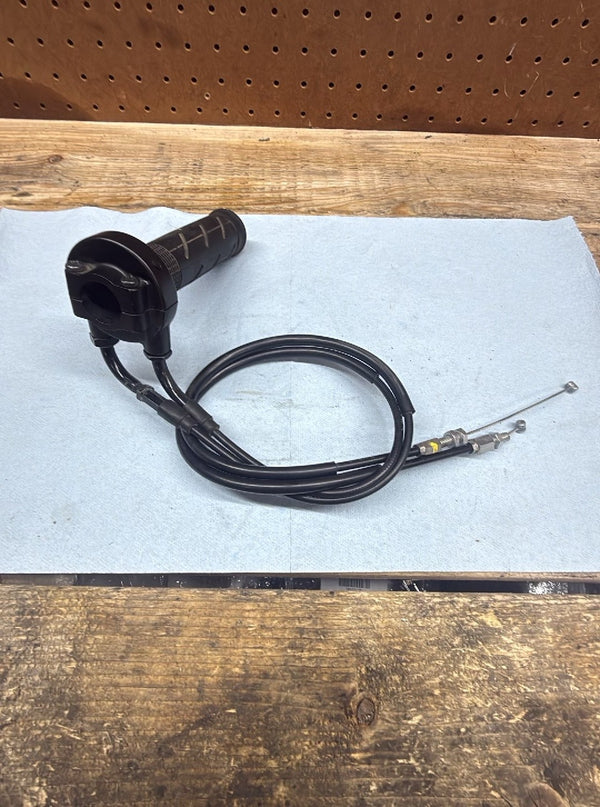 2008-2011 OEM HONDA CBR1000RR - THROTTLE TUBE GRIP & CABLES