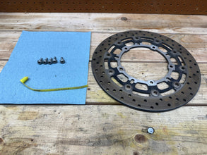 2008-16 OEM YAMAHA YZF R6R FRONT BRAKE ROTOR DISC & BOLTS