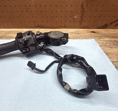 2006-2007 OEM KAWASAKI NINJA ZX-10R - LEFT CLIPON HANDLEBAR AND CONTROLS HORN CO