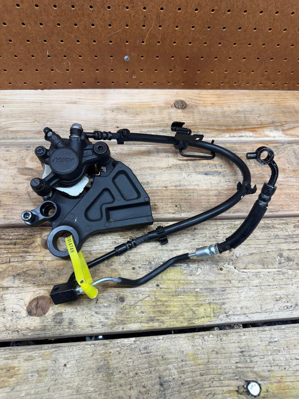 2019-2024 KAWASAKI NINJA ZX6R ZX636 OEM REAR BACK BRAKE CALIPER & MOUNT BRACKET
