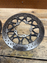 2007-2008 OEM SUZUKI GSXR 1000 STRAIGHT FRONT LEFT RIGHT BRAKE ROTORS DISCS