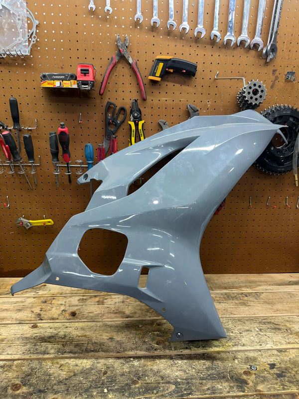 2017-2019 YAMAHA YZF R6 NARDO GREY RIGHT SIDE FAIRING