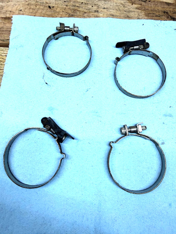 09-14 OEM YAMAHA YZF R1 YZFR1 ENGINE CYLINDER JOINT INTAKE BOOT CLAMP CLAMPS