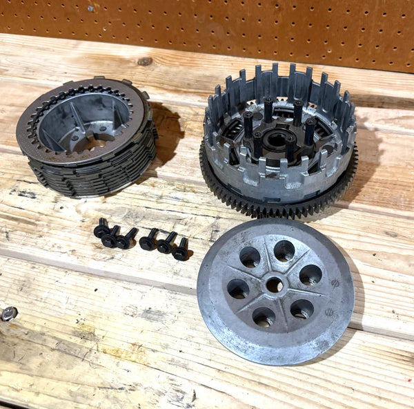 2008-2020 SUZUKI HAYABUSA OEM CLUTCH BASKET / BOSS/ PRESSURE PLATE / BASKET