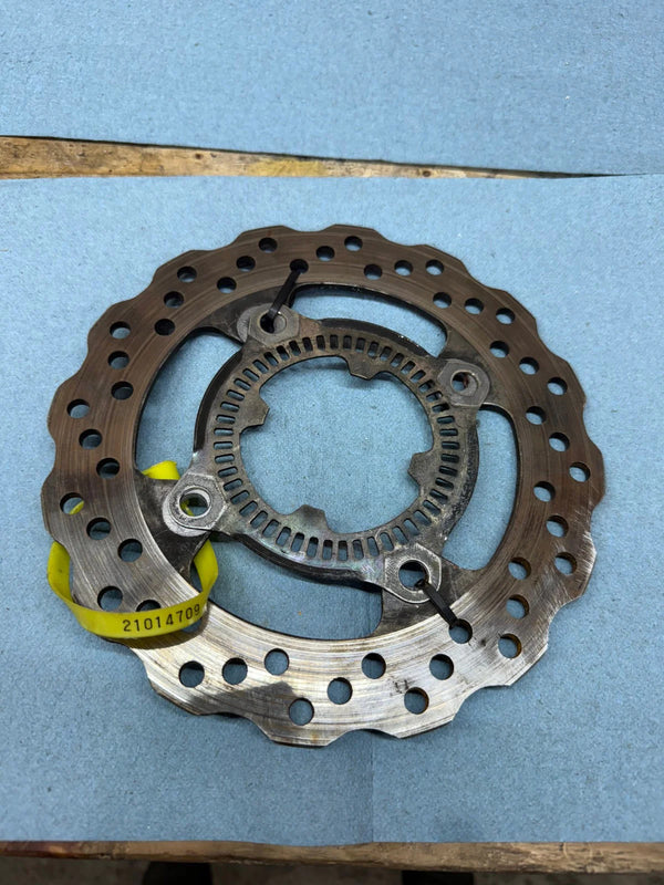 2011-2015 OEM KAWASAKI ZX10R ZX6R REAR BRAKE ROTOR & ABS RING