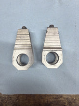 2006-2007 OEM YAMAHA YZF R6 - REAR AXLE SWINGARM TENSIONER ADJUSTER BRACKETS