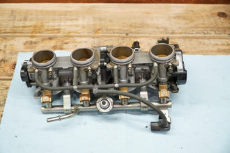 08-16 OEM YAMAHA YZF R6 MAIN FUEL GAS PETROL INJECTOR THROTTLE BODIES BODY RAIL