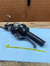 17-20 OEM YAMAHA YZF R6 LEFT CLIPON HANDLEBAR W/ HORN CONTROLS